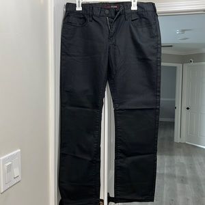 Mens black Guess jeans slim straight